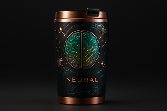 Ultra-Exclusive AI Travel Mug Design
