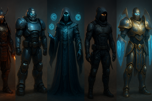 Virtual warriors and heroes digital art
