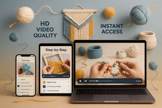 Yarn Crafting Digital Tutorial Access